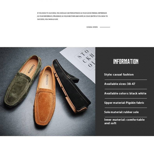 Casual Simple All-matching Genuine Leather Matte Fashion Handmade Stitching Comfortable And Breathable
